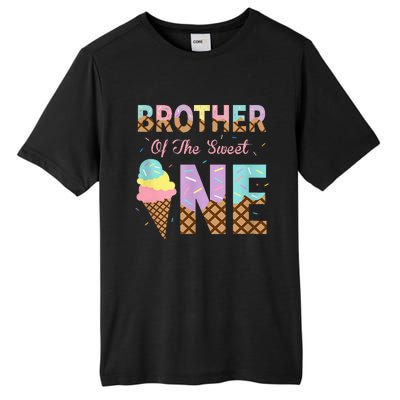 Brother Of The Sweet One Ice Cream 1st First Birthday Family Tall Fusion ChromaSoft Performance T-Shirt