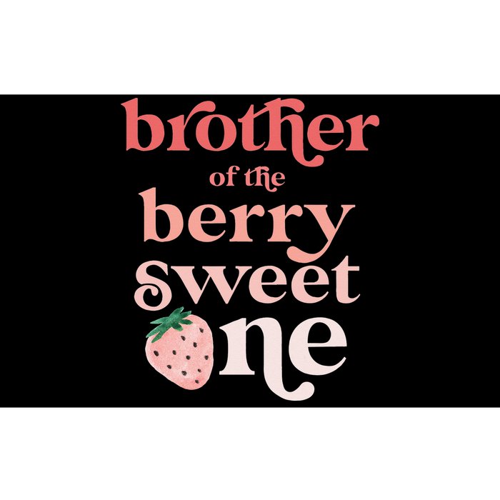 Brother of the Berry Sweet One Strawberry First Birthday 1st Bumper Sticker