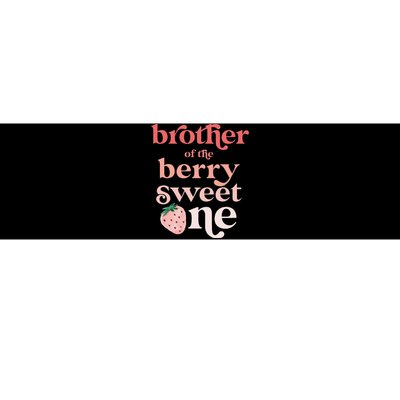 Brother of the Berry Sweet One Strawberry First Birthday 1st Bumper Sticker