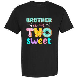 Brother Of The Two Sweet Donut Birthday Family Theme Girl Garment-Dyed Heavyweight T-Shirt