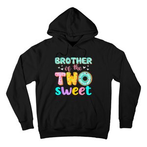 Brother Of The Two Sweet Donut Birthday Family Theme Girl Hoodie