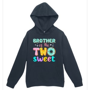 Brother Of The Two Sweet Donut Birthday Family Theme Girl Urban Pullover Hoodie