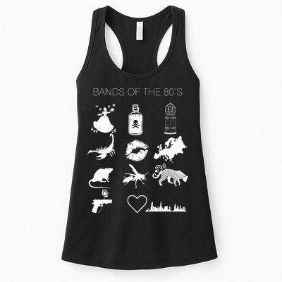 Bands Of The 80s Hair Bands Rock Bands 1980s Womens Tank Top