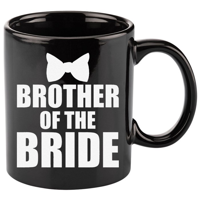 Brother Of The Bride Bachelor Party Wedding Day 11oz C Handle Ceramic Mug