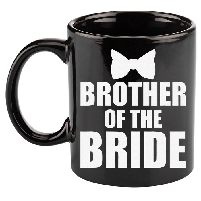 Brother Of The Bride Bachelor Party Wedding Day 11oz C Handle Ceramic Mug