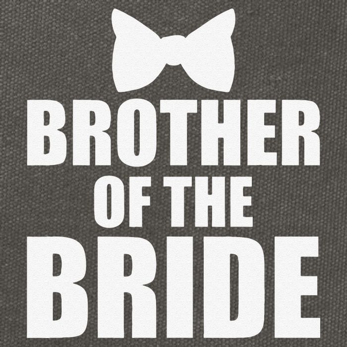 Brother Of The Bride Bachelor Party Wedding Day Cotton Canvas Backpack