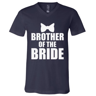 Brother Of The Bride Bachelor Party Wedding Day V-Neck T-Shirt