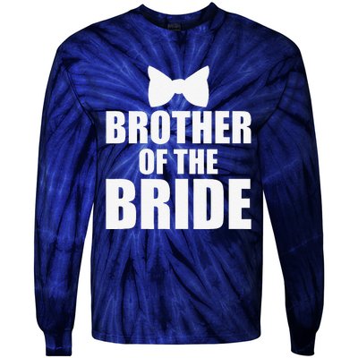 Brother Of The Bride Bachelor Party Wedding Day Tie-Dye Long Sleeve Shirt