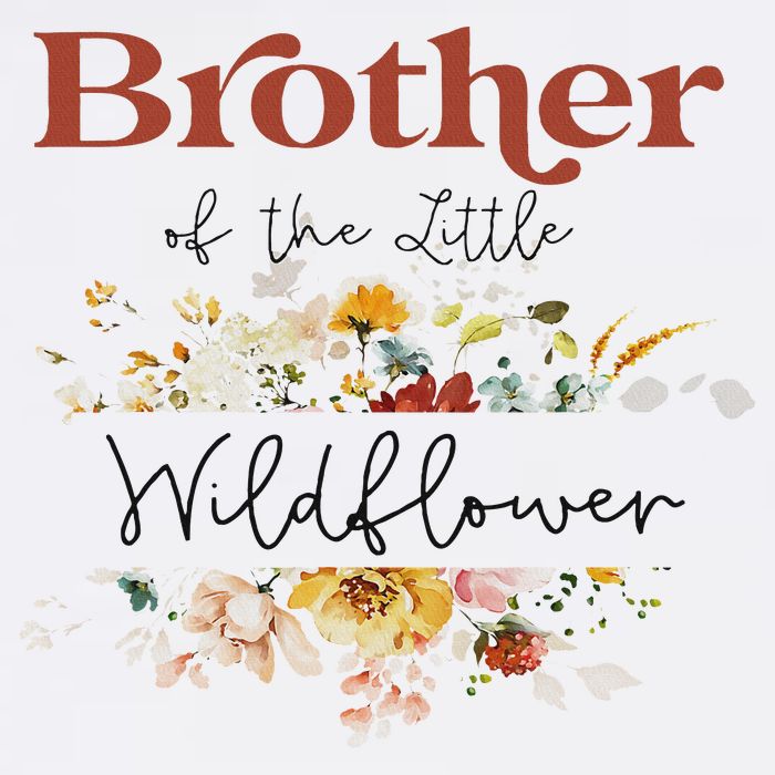 Brother Of The Little Wildflower Birthday Party Baby Shower Cooling Performance Crew T-Shirt