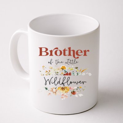Brother Of The Little Wildflower Birthday Party Baby Shower Mug