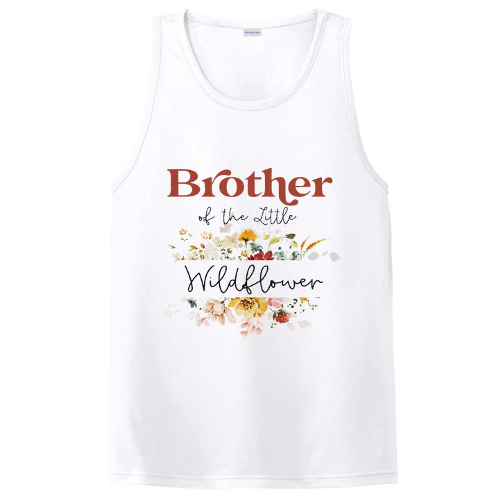 Brother Of The Little Wildflower Birthday Party Baby Shower PosiCharge Competitor Tank