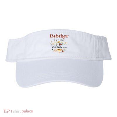 Brother Of The Little Wildflower Birthday Party Baby Shower Visor