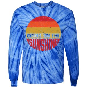 Bring On The Sunshine Gift Tie-Dye Long Sleeve Shirt