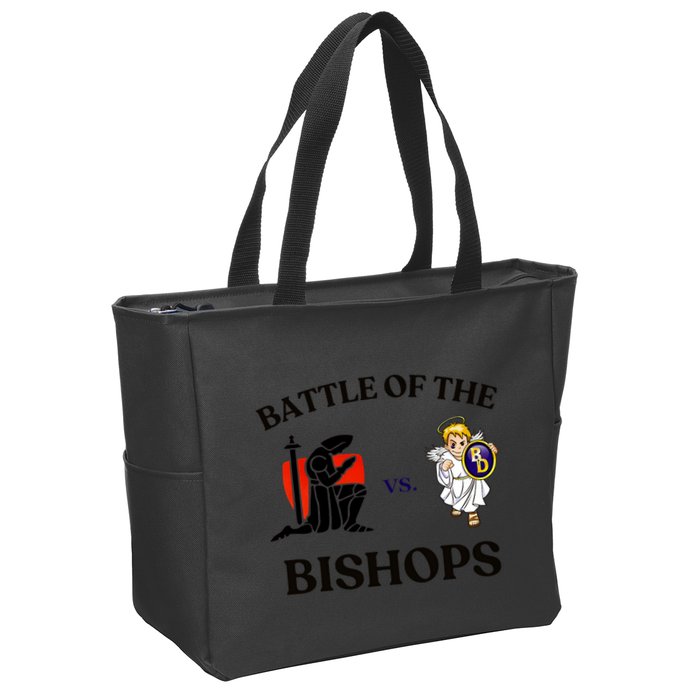 Battle Of The Bishops Zip Tote Bag