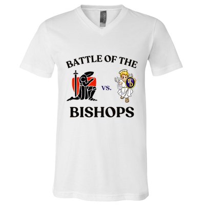 Battle Of The Bishops V-Neck T-Shirt