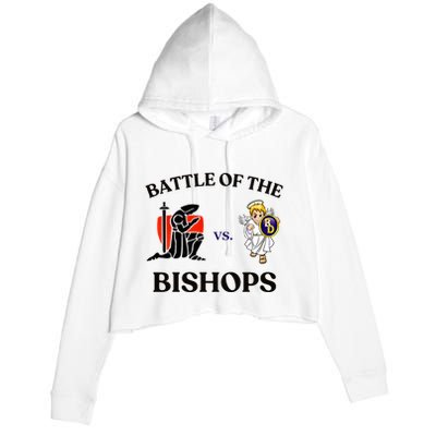 Battle Of The Bishops Crop Fleece Hoodie