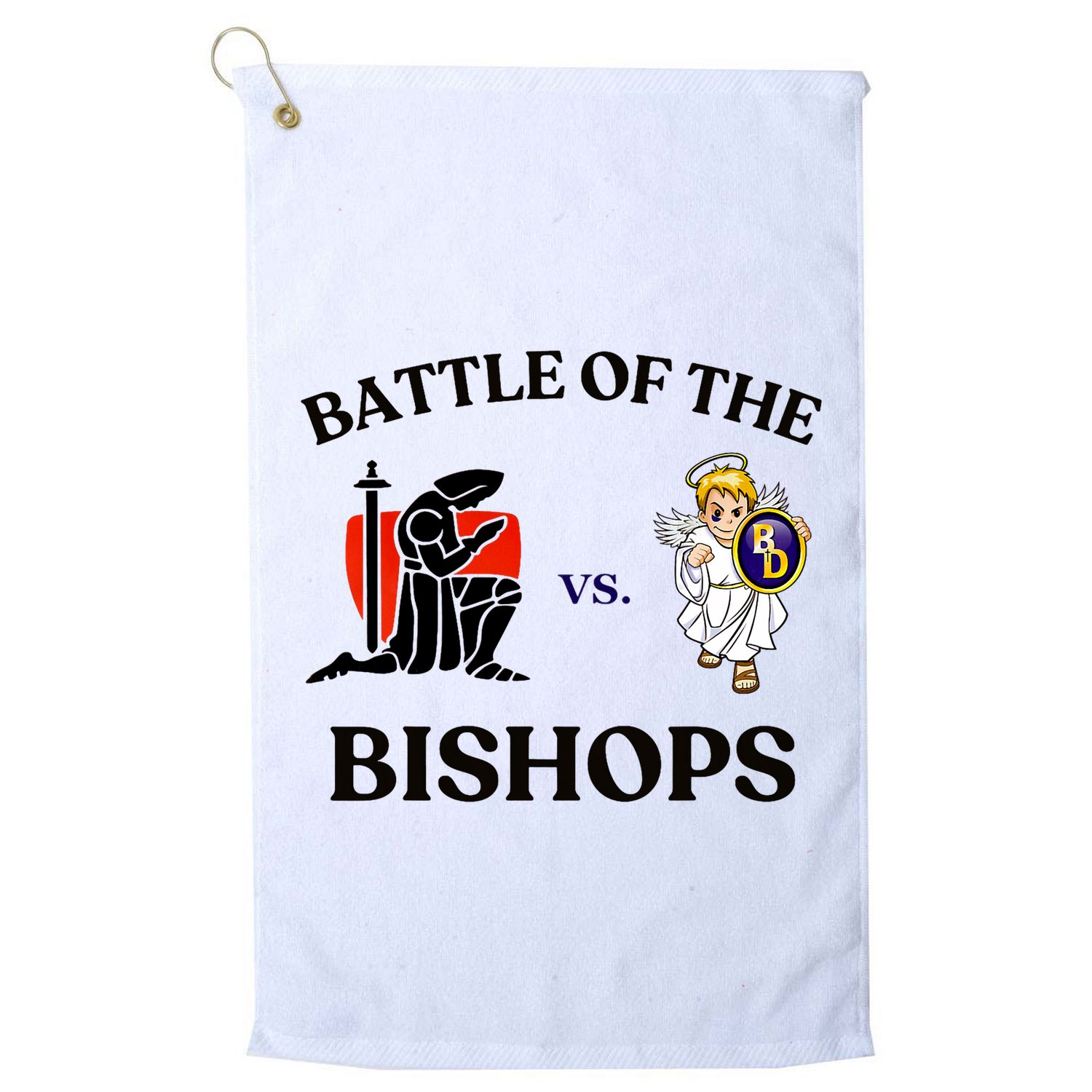 Battle Of The Bishops Golf Towel
