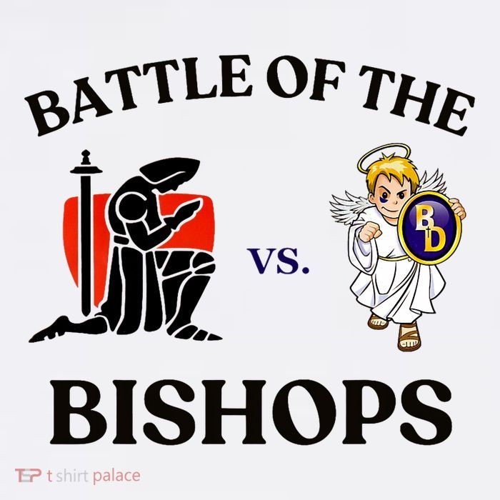 Battle Of The Bishops Cropped Pullover Crew