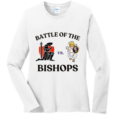 Battle Of The Bishops Ladies Long Sleeve Shirt