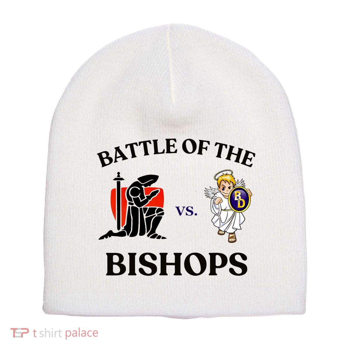 Battle Of The Bishops Short Acrylic Beanie