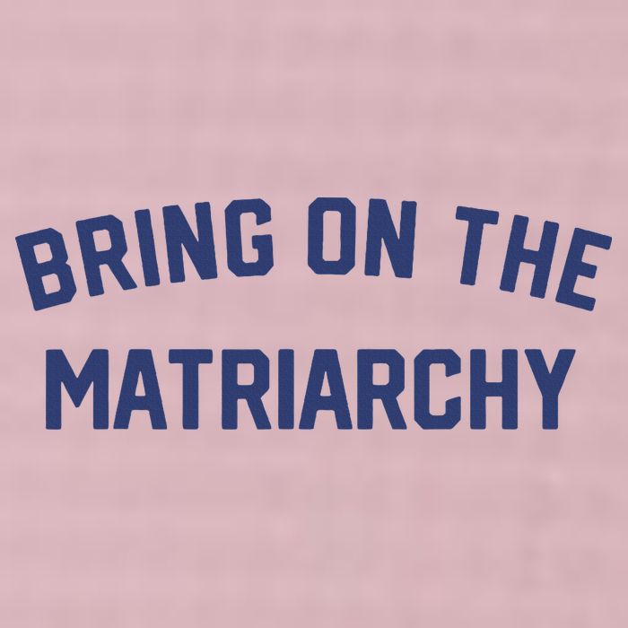 Bring On The Matriarchy Funny Feminist Slogan 25L Jumbo Tote