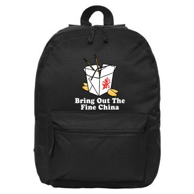 Bring Out The Fine China 16 in Basic Backpack