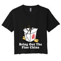 Bring Out The Fine China Women's Crop Top Tee