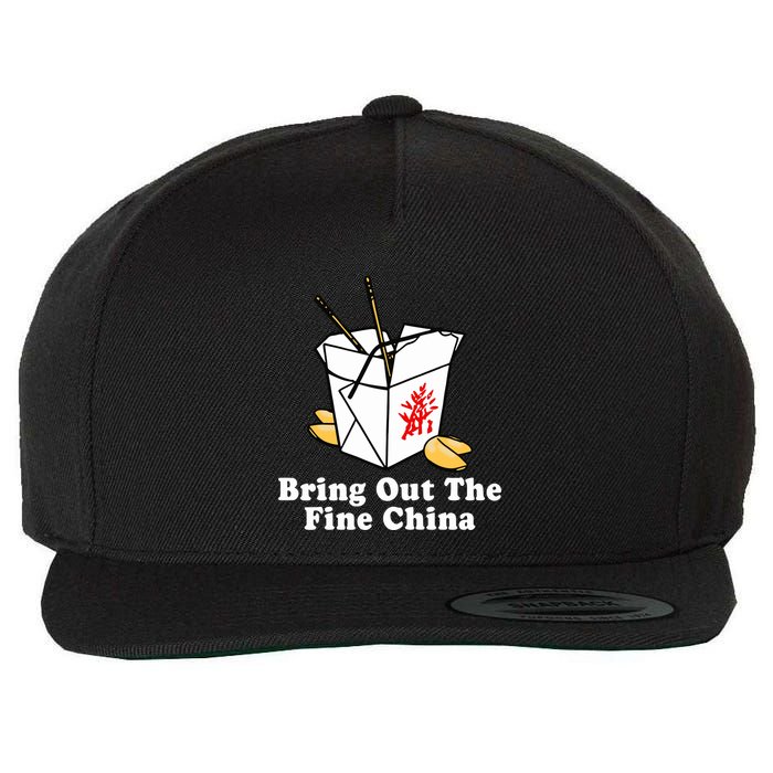 Bring Out The Fine China Wool Snapback Cap