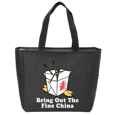 Bring Out The Fine China Zip Tote Bag