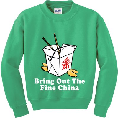 Bring Out The Fine China Kids Sweatshirt