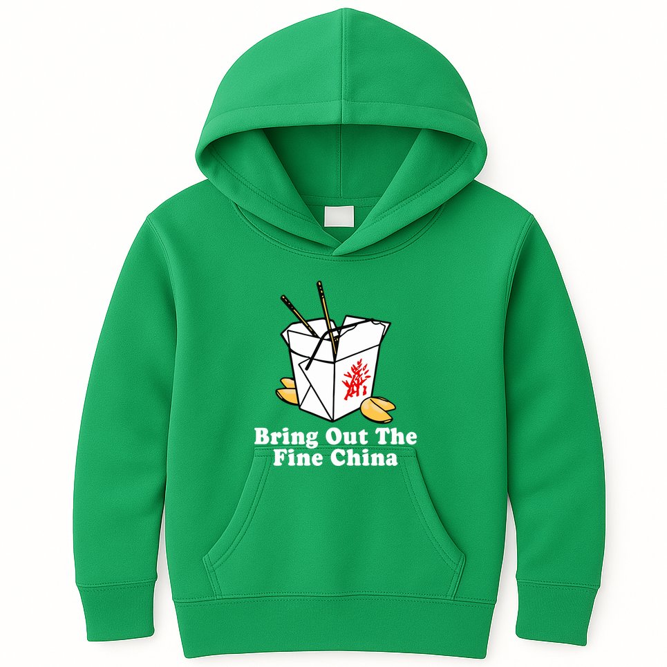 Bring Out The Fine China Kids Hoodie