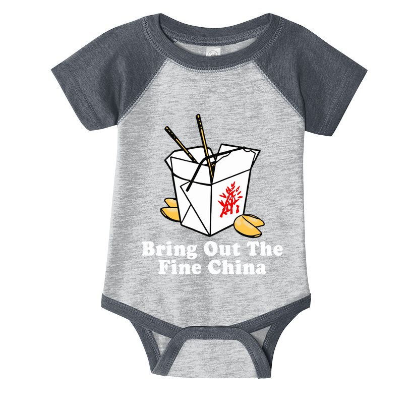 Bring Out The Fine China Infant Baby Jersey Bodysuit