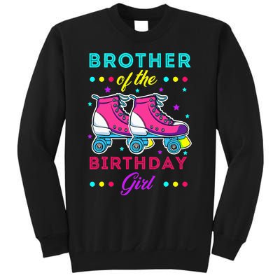 Brother of the Birthday Roller Skates Bday Skating Sweatshirt