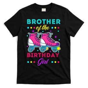 Brother of the Birthday Roller Skates Bday Skating T-Shirt