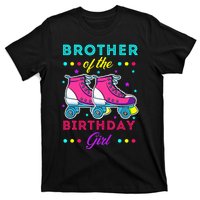 Brother of the Birthday Roller Skates Bday Skating T-Shirt