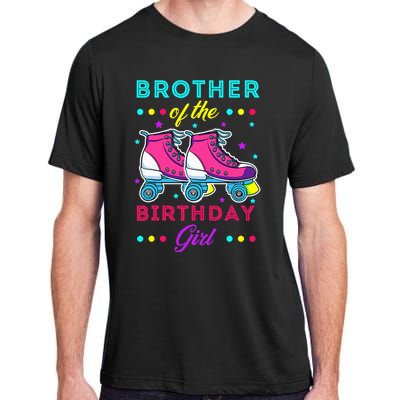 Brother of the Birthday Roller Skates Bday Skating Adult ChromaSoft Performance T-Shirt