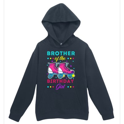 Brother of the Birthday Roller Skates Bday Skating Urban Pullover Hoodie