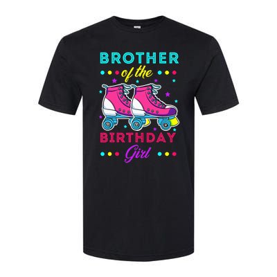 Brother of the Birthday Roller Skates Bday Skating Softstyle CVC T-Shirt