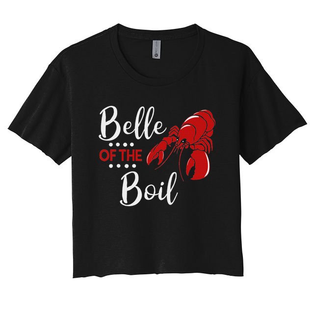 Belle Of The Boil Crayfish Lobster Seafood Party Crop Top