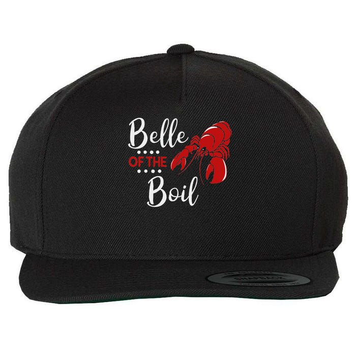 Belle Of The Boil Crayfish Lobster Seafood Party Wool Snapback Cap