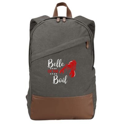 Belle Of The Boil Crayfish Lobster Seafood Party Cotton Canvas Backpack