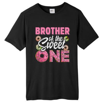 Brother Of The Sweet One Birthday 1st Bday Donut One Party Tall Fusion ChromaSoft Performance T-Shirt