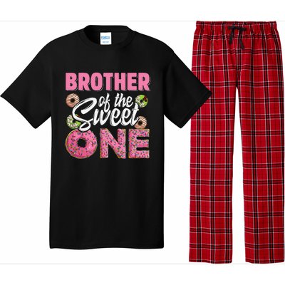 Brother Of The Sweet One Birthday 1st Bday Donut One Party Pajama Set