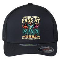 boots on the ground where them fans at Flexfit Unipanel Trucker Cap