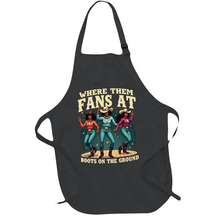 boots on the ground where them fans at Apron