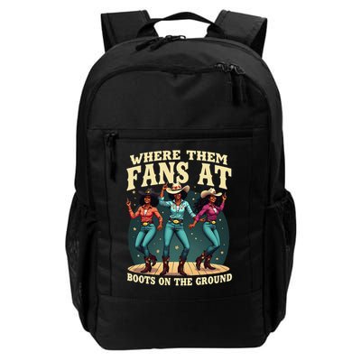 boots on the ground where them fans at Backpack
