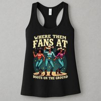 boots on the ground where them fans at Womens Tank Top