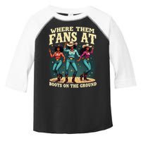 boots on the ground where them fans at Toddler Fine Jersey T-Shirt