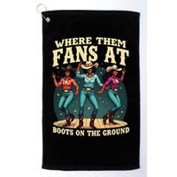 boots on the ground where them fans at Golf Towel