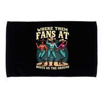 boots on the ground where them fans at Microfiber Hand Towel